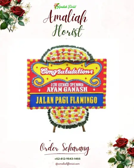 Sewa Papan Bunga Pakisarum